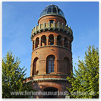 bergen, insel ruegen, ostsee, turm