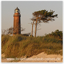 darss, insel, ostsee, leuchtturm