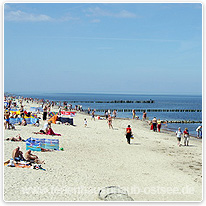 debki, strand, polen, ostsee