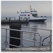 Mit der Vitte nach Hiddensee faehre, hiddensee, ruegen