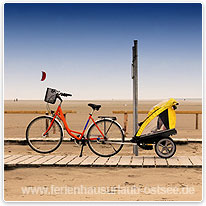 fahrrad, strand, nordsee