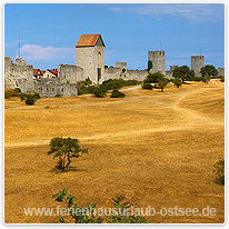 Die Stadtmauer von Visby visby, gotland, insel, schweden