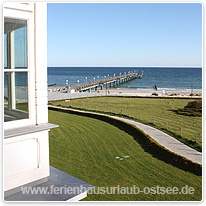 Blick vom Hotel auf die Seebrücke ostsee, heiligendamm, strand, seebrücke