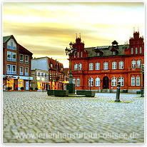 Der Marktplatz von Heiligenhafen heiligenhafen, marktplatz