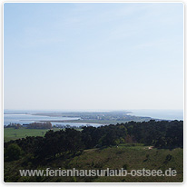Blick vom Leuchtturm auf Hiddensee ostsee, insel, hiddensee
