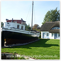 ralswiek, schiff, haus, ruegen, ostsee