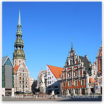 Rathaus in Riga rathaus, riga, lettland