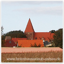 Backsteinkirche St. Michael sagard, insel ruegen, ostsee, kirche