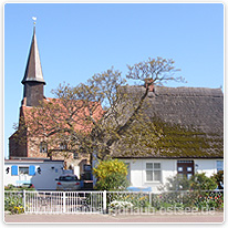 schaprode, kirche, ruegen, ostsee