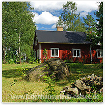 ferienhaus, schweden, holzhaus