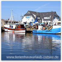 vitte, hafen, ostsee, insel, hiddensee