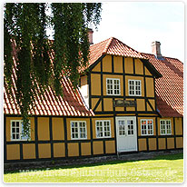 wassermuehle, lundeborg, insel fuenen, daenemark, ostsee